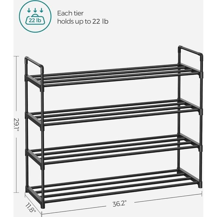 Produktbild Songmics Schuhregal (92 x 30 x 74 cm)