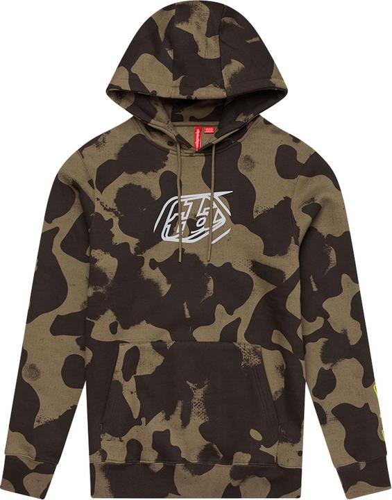 Produktbild Troy Lee Designs Pullover Hoodie, Badge, olive camo, L (L)
