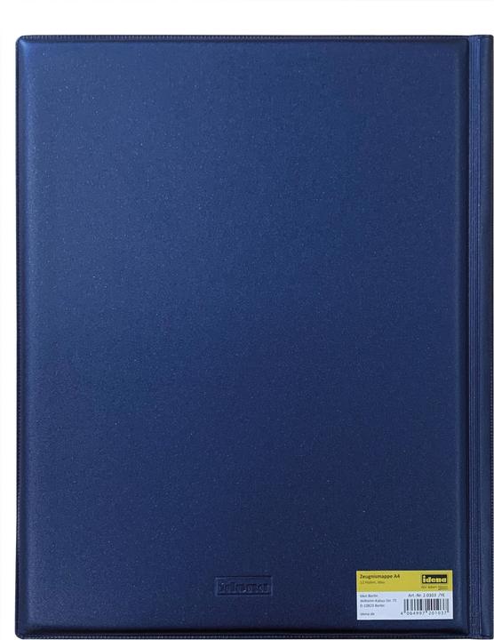 Actual product image Idena Certificate folder A4 12 pockets blue (A4, 1x)