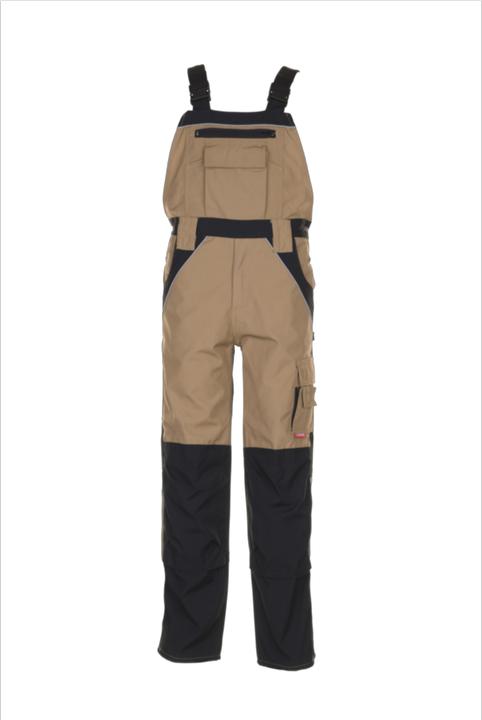 Produktbild Planam FACTOR Inline Latzhose sand/schwarz, Gr.52 (52)