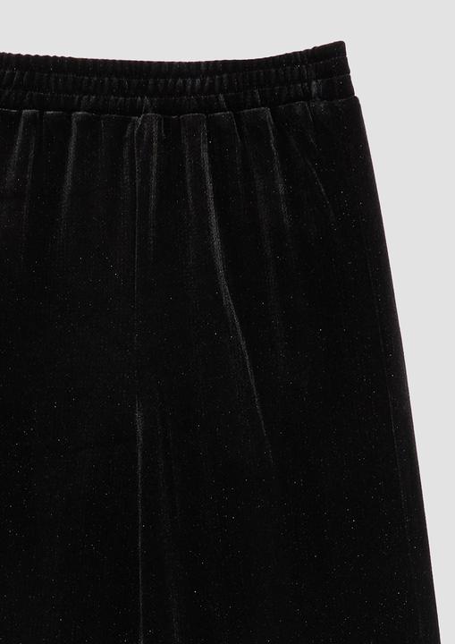 Produktbild S.Oliver Leggins Hose aus Glitter-Samt mit Wide Leg (170)