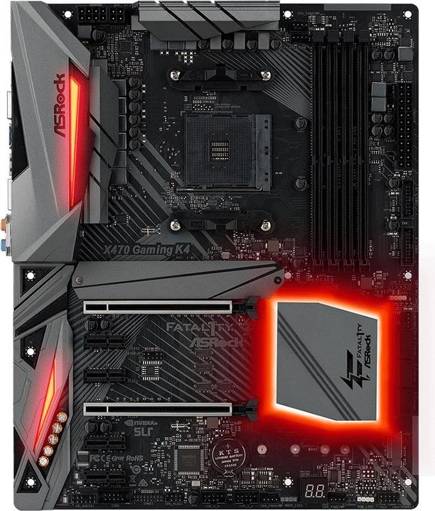 AsRock Fatal1ty X470 Gaming K4 (AM4, AMD X470, ATX)