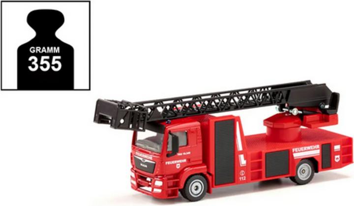 Actual product image Siku MAN fire brigade turntable ladder
