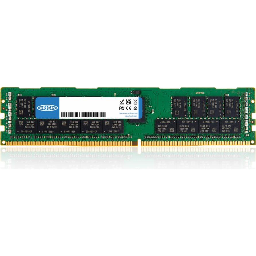 Origin Storage ORIGIN 64GB DDR4 2933MHZ RDIMM 2RX4 ECC 1.2V (1 x 64GB, 2933 MHz, DDR4-RAM, DIMM), Memoria RAM