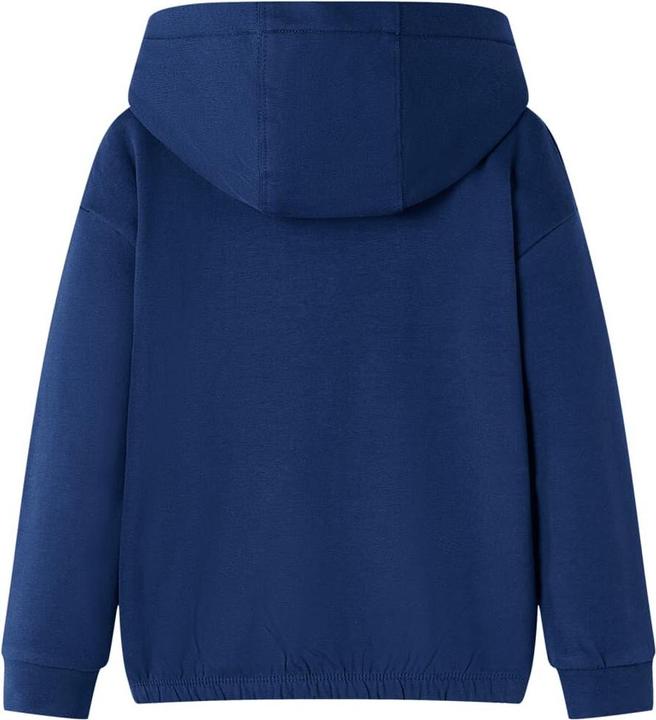 Produktbild VidaXL Kinder-Kapuzenpullover Marineblau 140,Material: 95 (140)