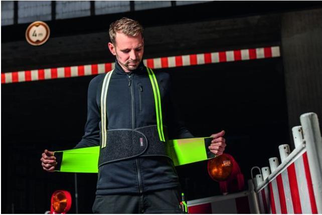 Image du produit Kneetek Ceinture de maintien dorsal High-Vis, jaune, type : XL