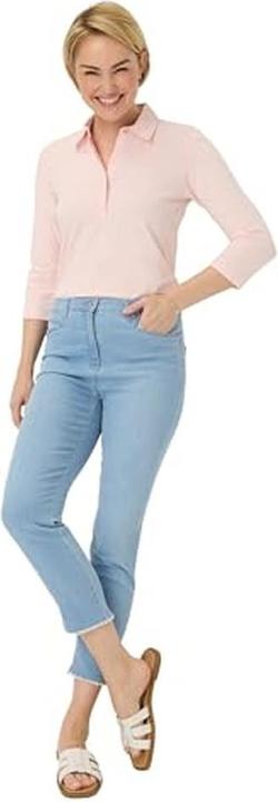 Actual product image Raphaela 5-Pocket Light Denim in 6/8 Length (W31/L30)