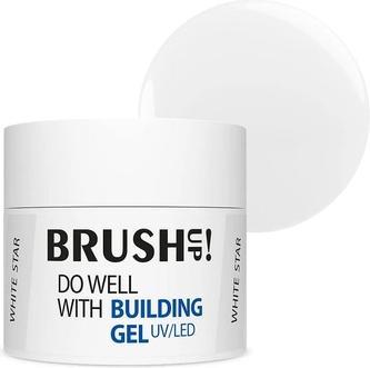 Actual product image Brush up Brushup Do Well With Building Gel For Nails White Star 12g
