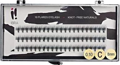 Actual product image Ibra Tufts Of False Eyelashes 0.10 C-8Mm (Artificial eyelashes)
