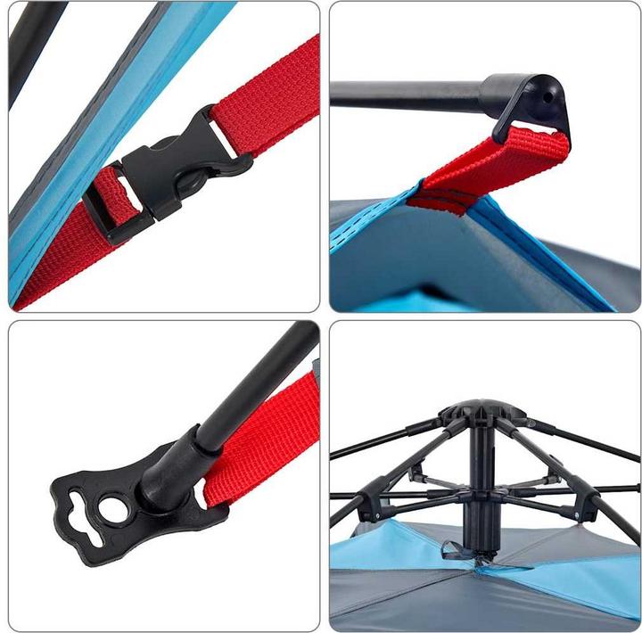 Produktbild vidaXL Kuppel-Campingzelt 5 Personen Quick Release (Kuppelzelt, 4 kg, 5 Personen)