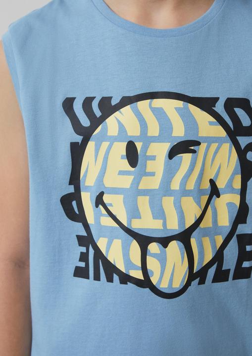 Produktbild S.Oliver T-Shirt Ärmlloses Shirt mit Smiley®-Print (170, 176)