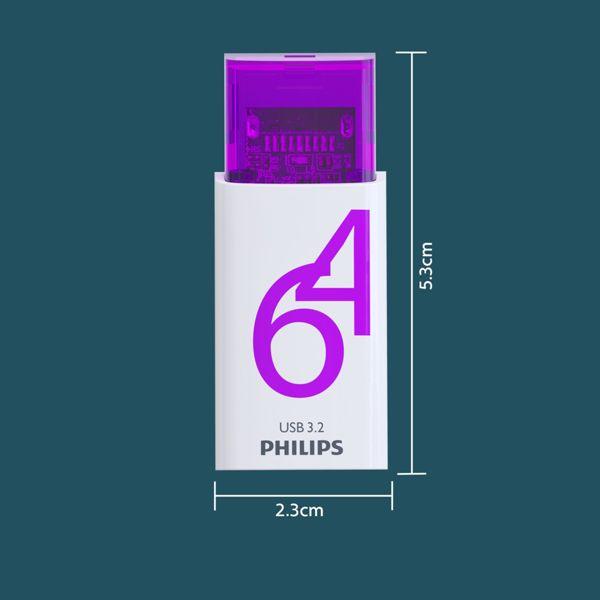 Produktbild Philips USB 3.2 64GB Click Series Gen 1 USB-C (64 GB, USB-C)