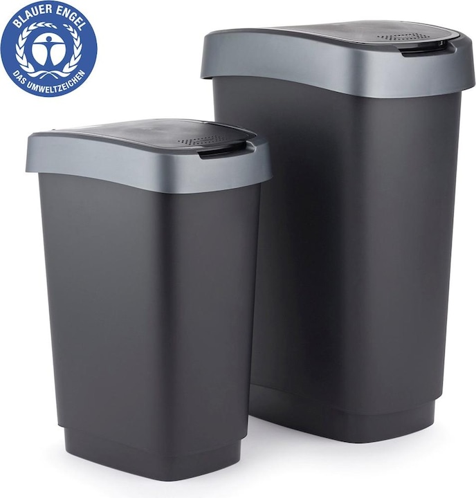 Image du produit Rotho Sac poubelle Twist 25L noir vert foncé (25 l)