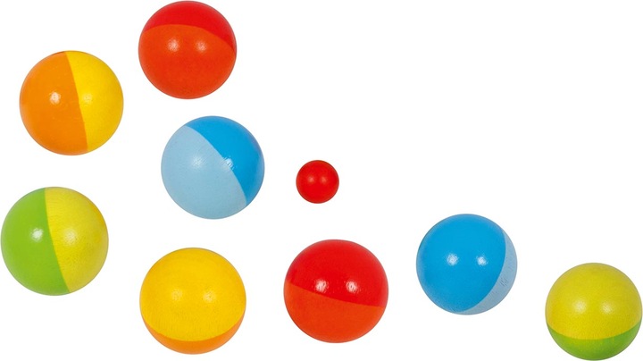 Actual product image Goki Boule game including cotton bag (9 x, 60 mm)