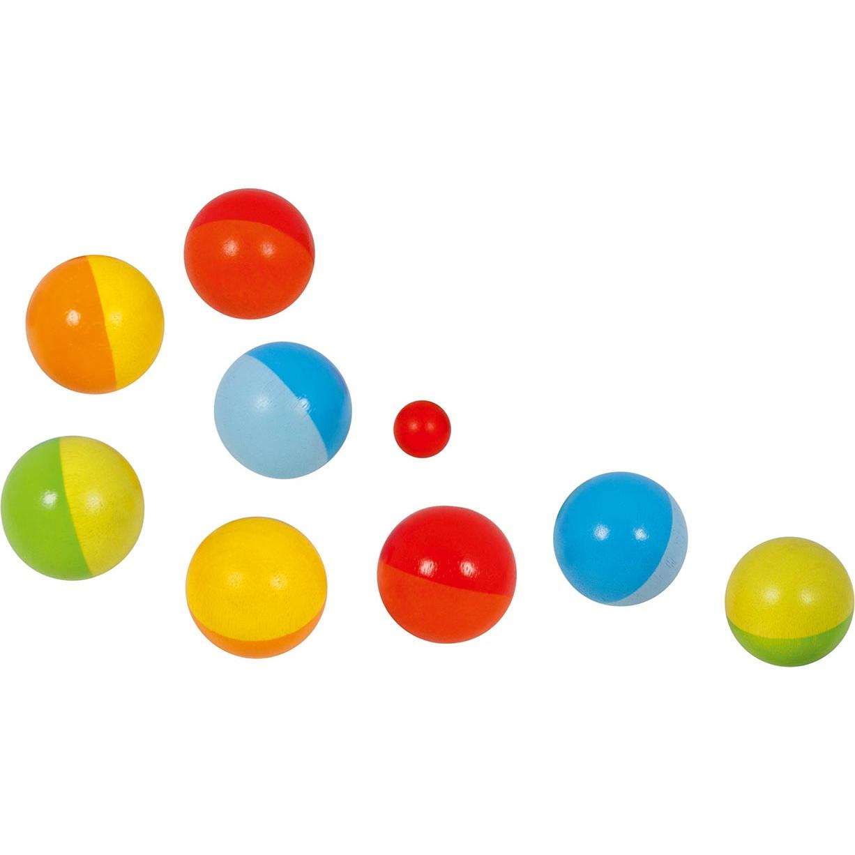 Goki Boule Spiel inklusive Baumwollbeutel (9 x, 60 mm) (56658)