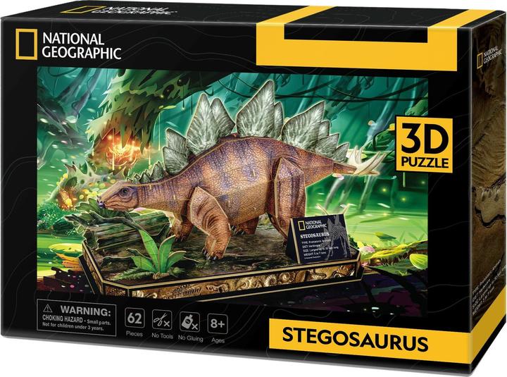 Image du produit NoName Puzzle 3d Stegosaurus (62 pièces)