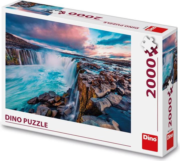 Produktbild Dino Puzzle 2000 pieces Selfoss Waterfall (2000 Teile)