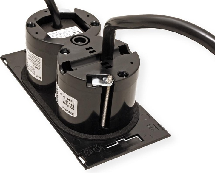 Actual product image Bachmann DUE - 0.2 m - 1 AC outlets - Indoor - Type E - Black - 1 unit(s) (1 x, CEE 7/5, 0.20 m)