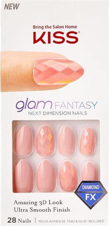 Image du produit KISS Glam Fantasy Special FX Nails - Higher Love (Ustensiles à ongles, Pink)