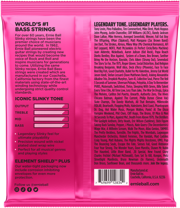 Image du produit Ernie Ball Super Slinky (4 x, Basse électrique, 0.10")
