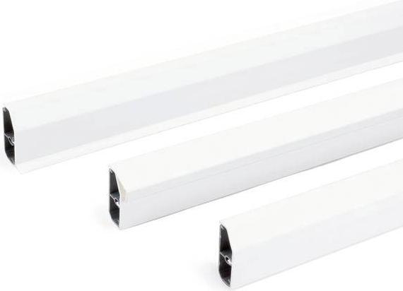 Produktbild OBO Bettermann Sockelleistenkanal SL Set 20x110 9010, 6132274 (Kabelkanal, 2000 mm)