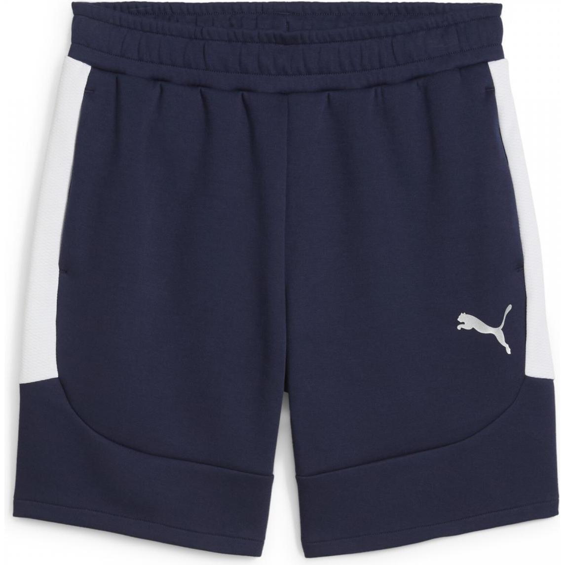 Puma, Herren, Sporthose, teamEVOSTRIPE Shorts (3XL), Grau, 3XL