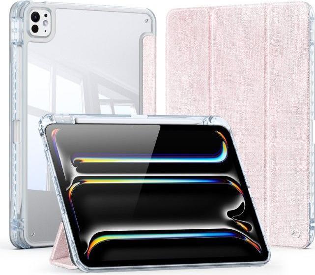 Image du produit iPad Pro 11 (2024) - Ducis Unid Series, aufstellbares Flip-Etui, Pink (iPad Pro 11 2024 (5e génération))