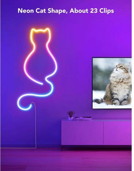 Actual product image Govee Mounting Brackets for Neon Rope Lights (20 pcs)