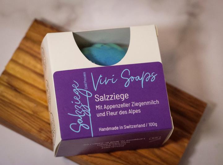 Immagine prodotto Vivi Soaps Sapone di sale di capra con latte di capra (Sapone duro)