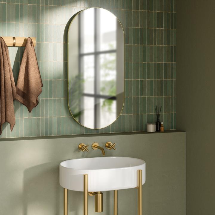 Image du produit Umbra HUBBA PILL MIRROR 91x45 BRASS (91 x 4 cm)