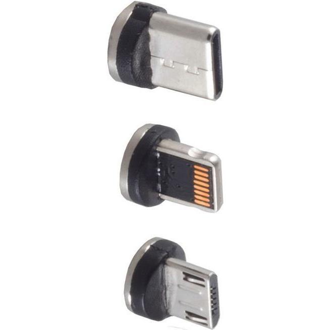 Shiverpeaks -BASIC-S--Ersatz--Magnetstecker Set, 3in1 mit Halter, USB Kabel