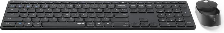 Produktbild Rapoo 9850M DE-Layout, dunkelgrau (DE, Kabellos)