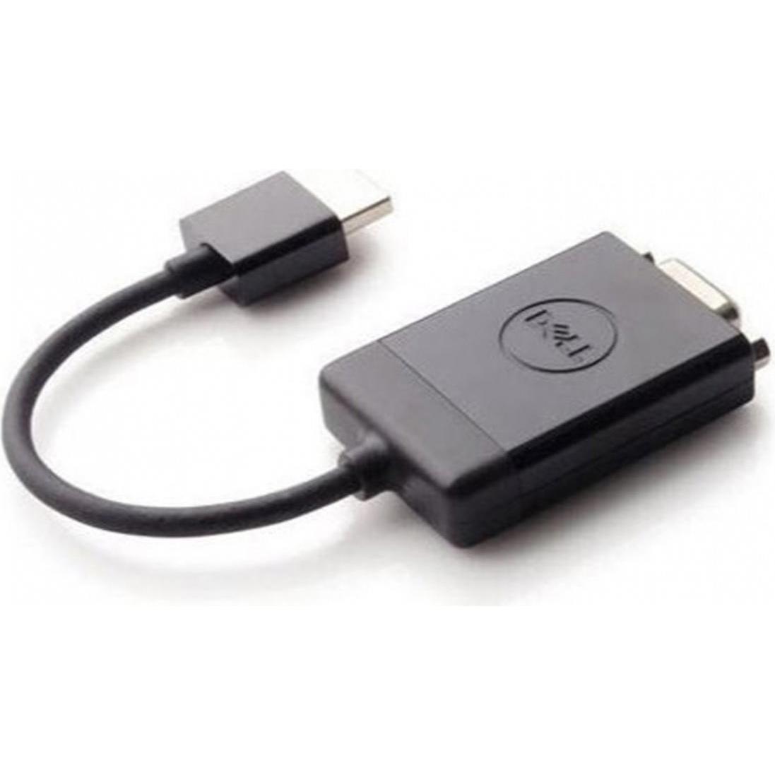 Thumbnail - Dell HDMI zu (VGA, 5 cm), Data + Video Adapter, Schwarz
