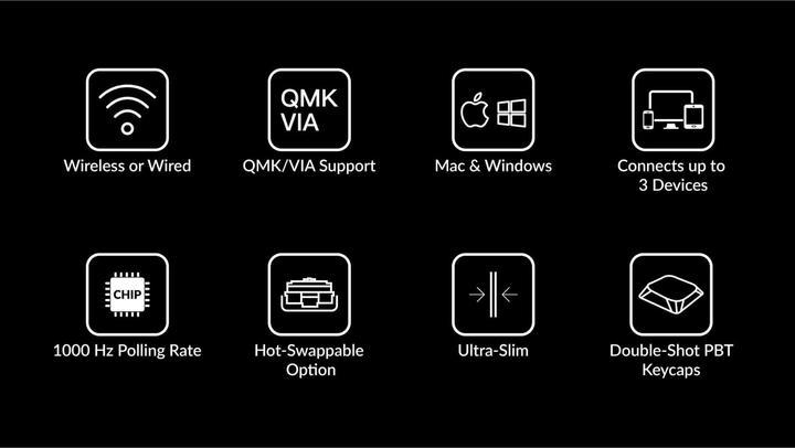 Immagine prodotto Keychron K5 Pro (USA, Cablato, Senza fili)