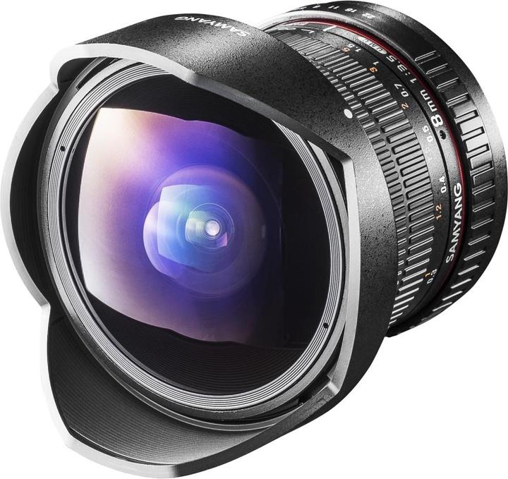 Actual product image Samyang 8mm f/3.5 Asph IF MC Fisheye CSII DH - Nikon F (Nikon F, APS-C / DX)