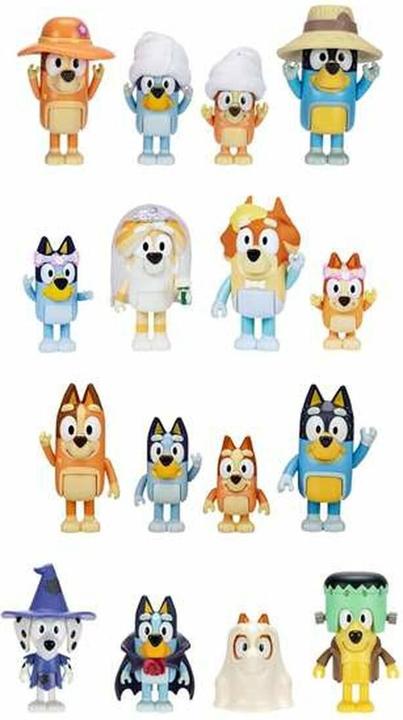 Image du produit Famosa Bluey assorted pack 4 figures
