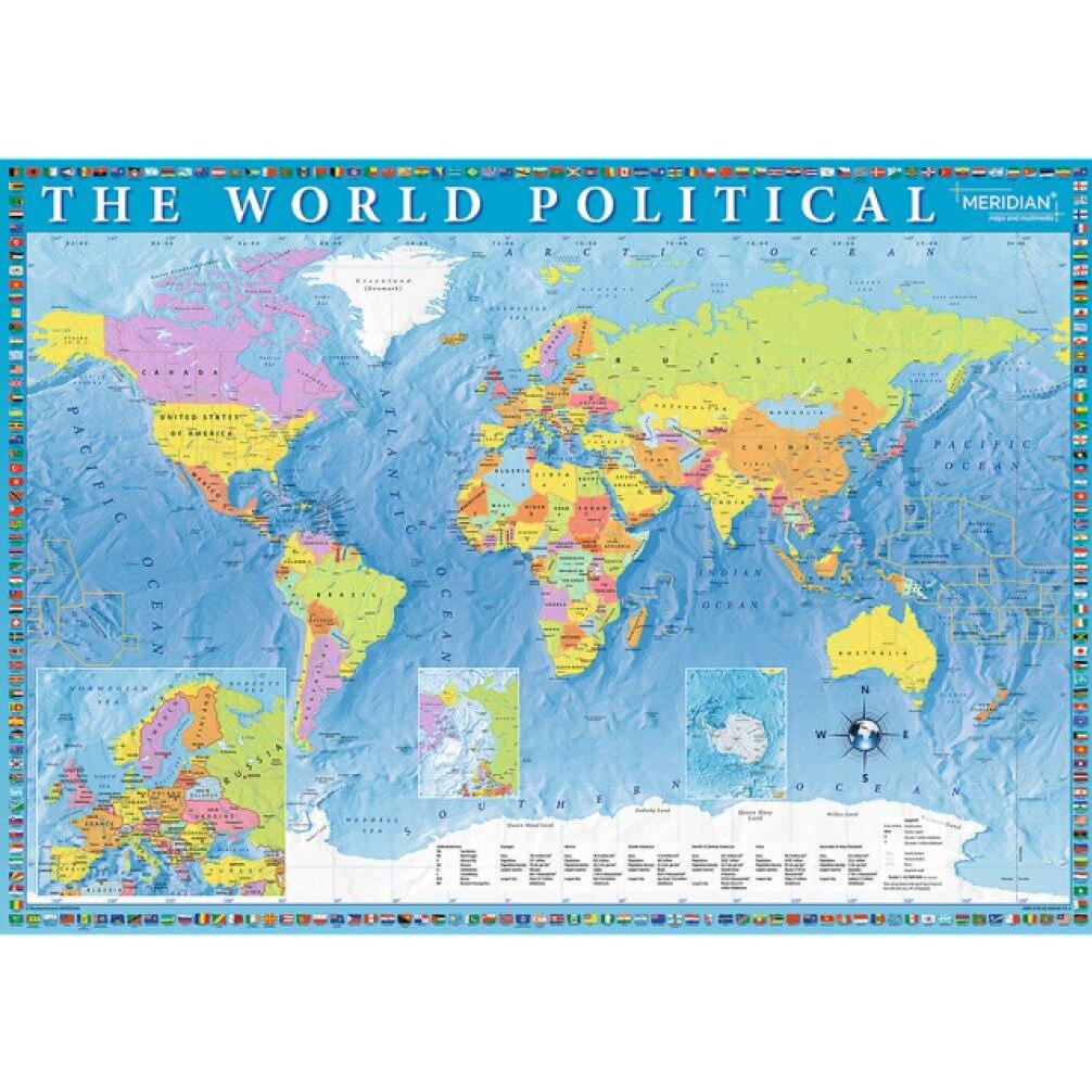 Thumbnail - Trefl Puzzle Politische Weltkarte 2000 Teile (2000 Teile)