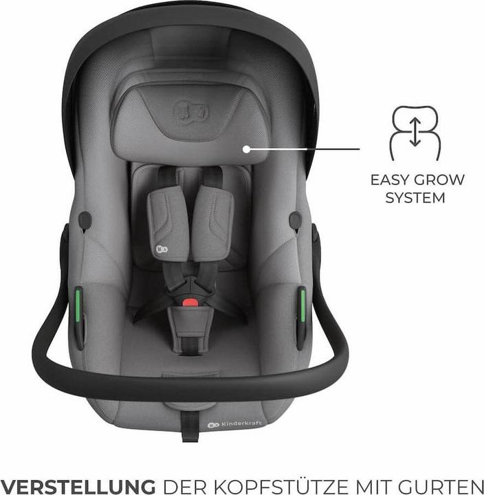 Produktbild KinderKraft Kinderautositz i-Lite mit Endura Safe FX Basis (Babyschale, ECE R129/i-Size Norm)
