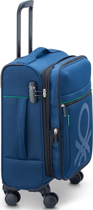 Image du produit Delsey ParisxUnited Colors of Benetton Color Block 4 roues trolley cabine S 55 cm avec soufflet d'extension (43 l)