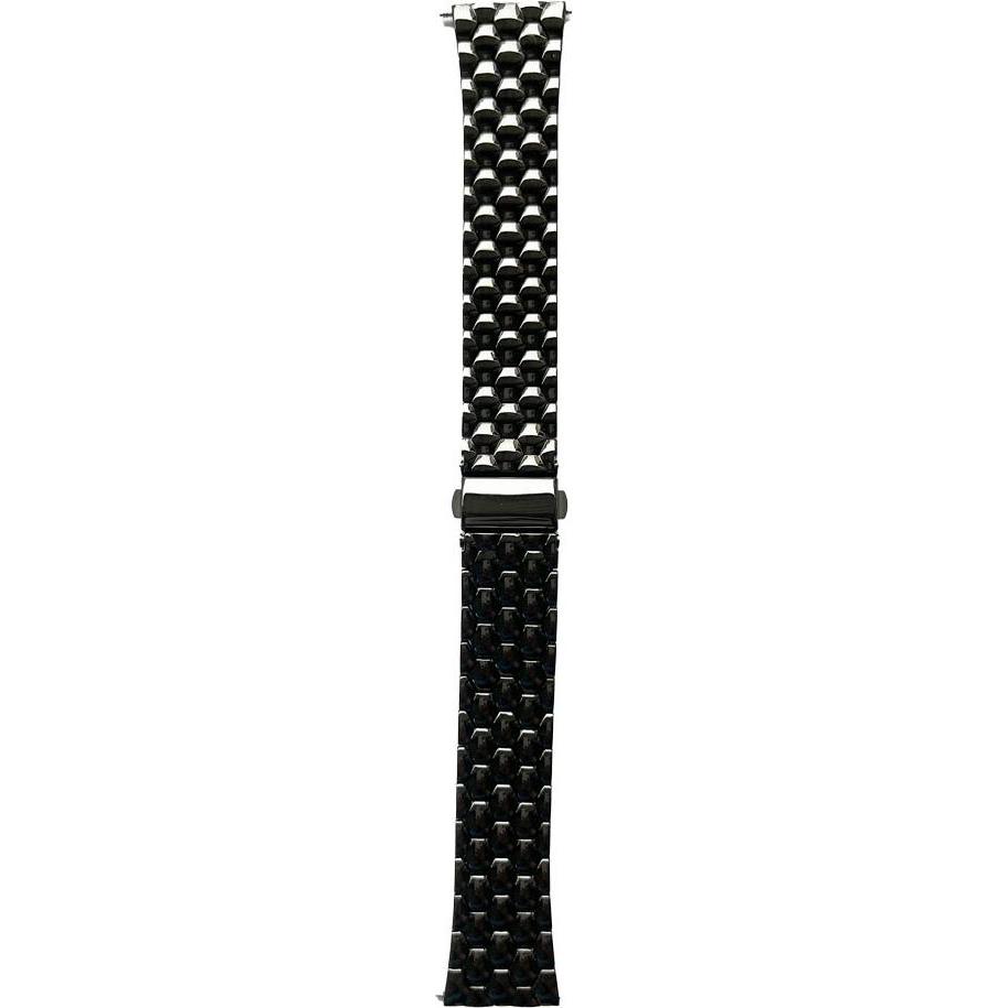 Peter Jäckel Armband 22mm, Cinturini per orologi, Nero