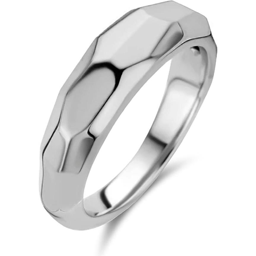 Ti Sento Milano, Ring, Ring geometrisch 12201SI, (54, 925 Silber)