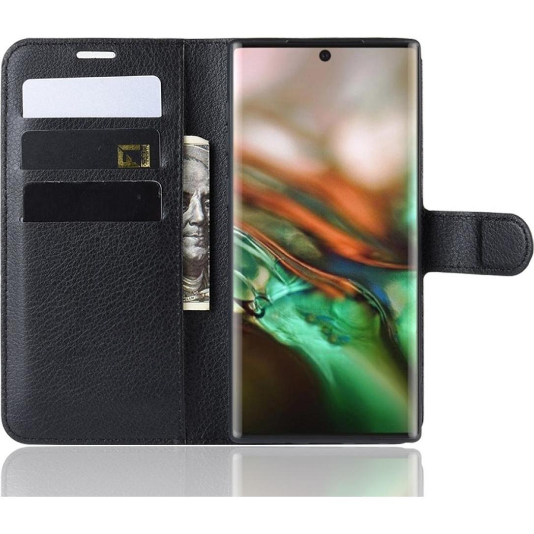 Thumbnail - Screenguard Samsung Galaxy Note10 Leather Guard Lederhülle (Samsung Galaxy Note 10), Smartphone Hülle, Schwarz