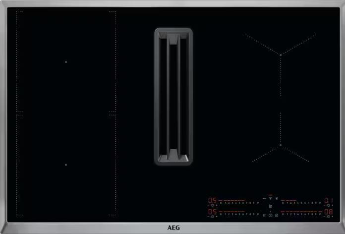 Actual product image AEG COLI84FHXB Self-contained hob with integrated extractor hood / Series 6000 Bridge XT / 80cm /