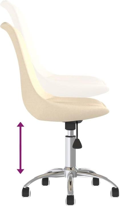 Produktbild vidaXL Esszimmer Drehstuhl