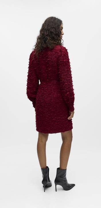 Image du produit Object Textured Kleid mit V-Ausschnitt (36)