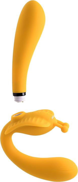 Produktbild Evolved Der Monarch Strapless Strap On Vibrator Gelb