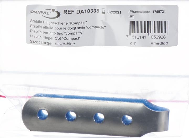 Produktbild Omnimed DALCO Fingerschiene L silber blau (L)
