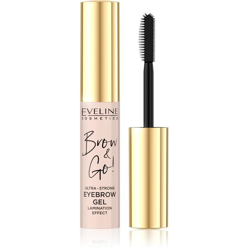 Eveline Transparent Augenbrauengel, Brow & Go! Eyebrow Styling Gel 6Ml (Transparent)