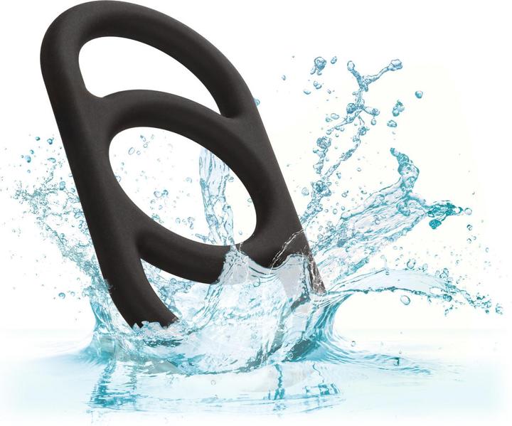 Produktbild CalExotics Alpha™ Liquid Silicone Commander Ring - Black (3.18 cm)