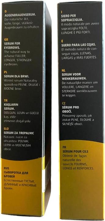 Nutritional values and ingredients Aphro Celina Eyebrow Serum für dichtere Augenbrauen (3 ml) (3 ml)